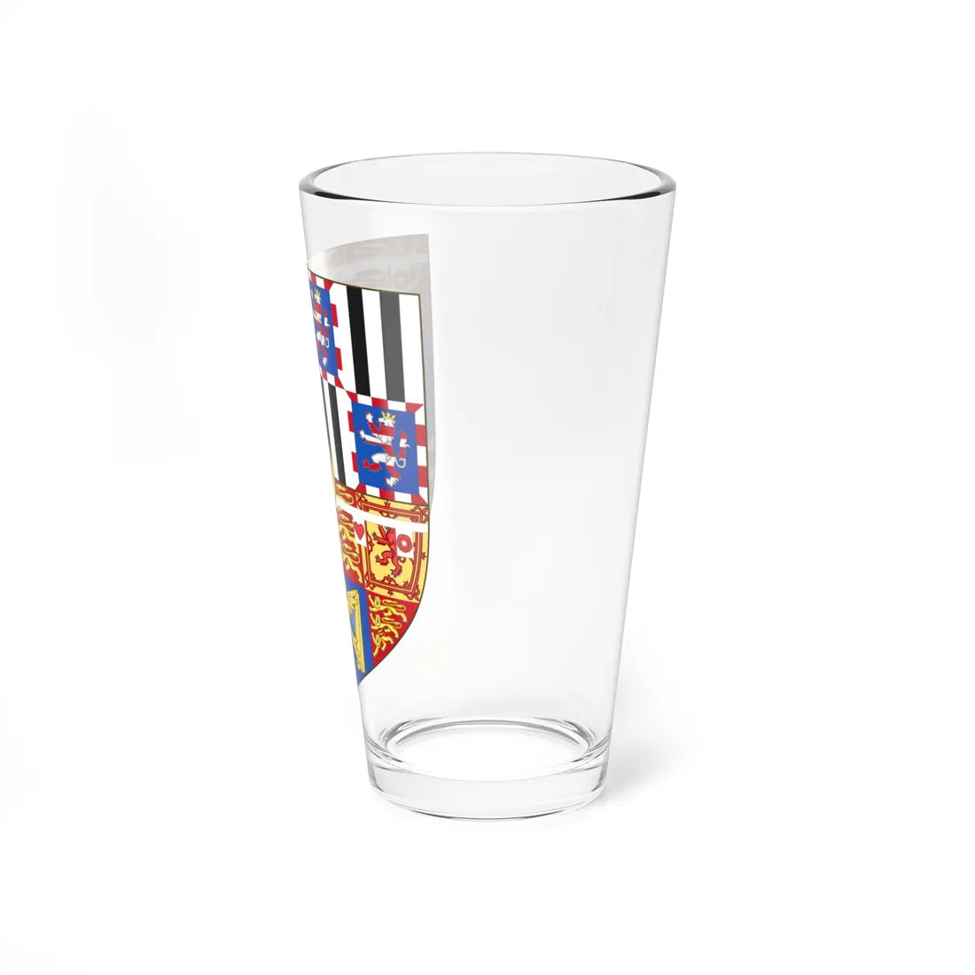 Arms of Lord Leopold Mountbatten (Spain) (Coat of Arms) Pint Glass 16oz - Go Mug Yourself