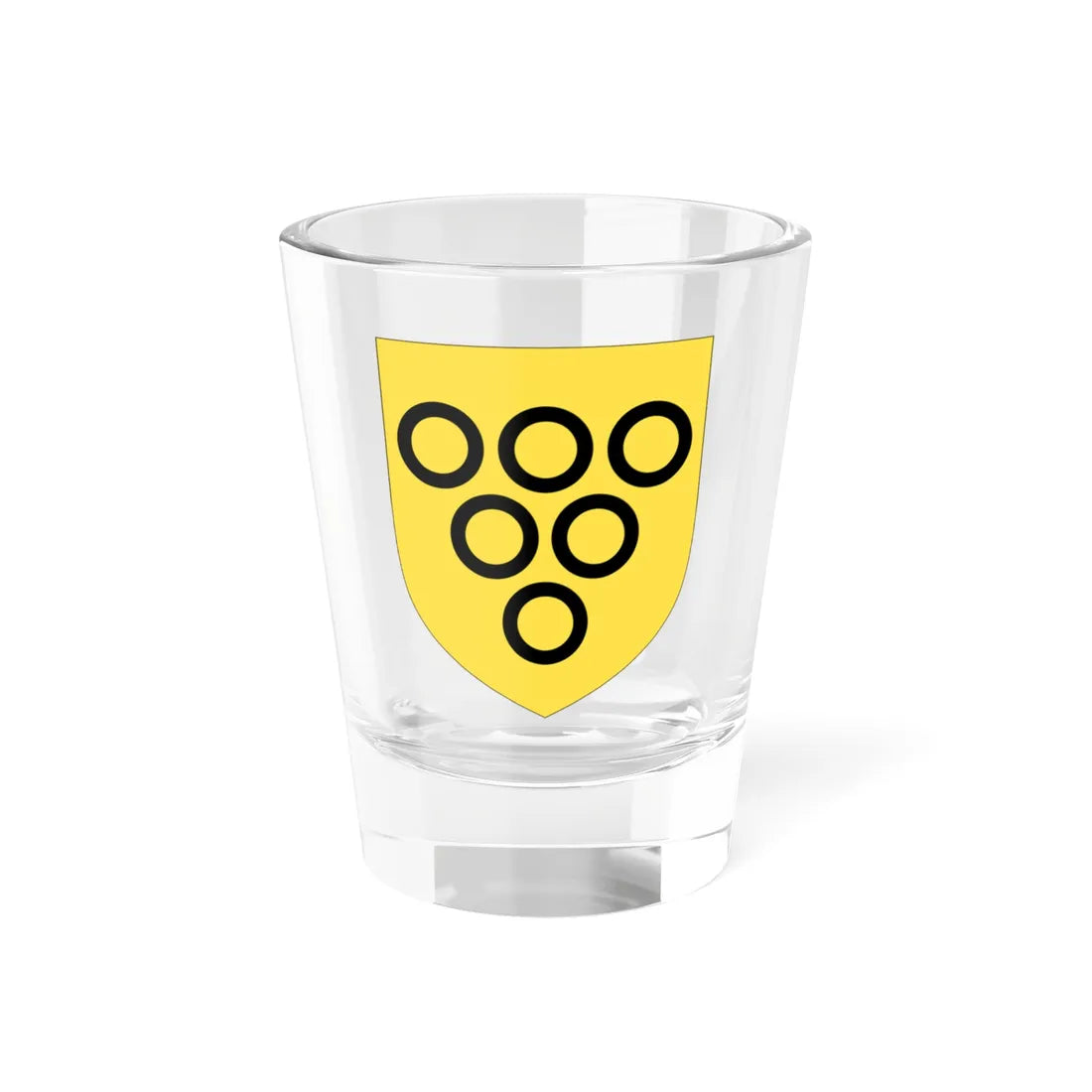 Arms of Lowther Earl of Lonsdale (England) (Coat of Arms) Shot Glass 1.5oz 1.5oz - Go Mug Yourself