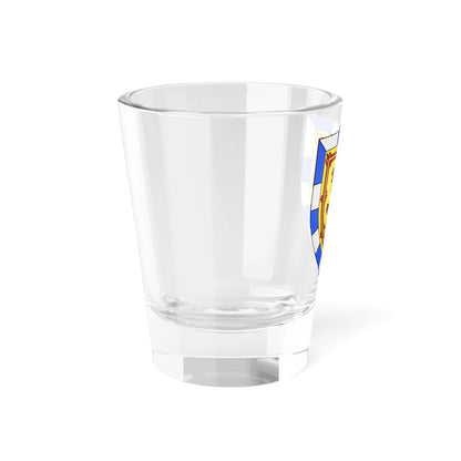 Arms of Lundin of that Ilk modern (Scotland) (Coat of Arms) Shot Glass 1.5oz - Go Mug Yourself