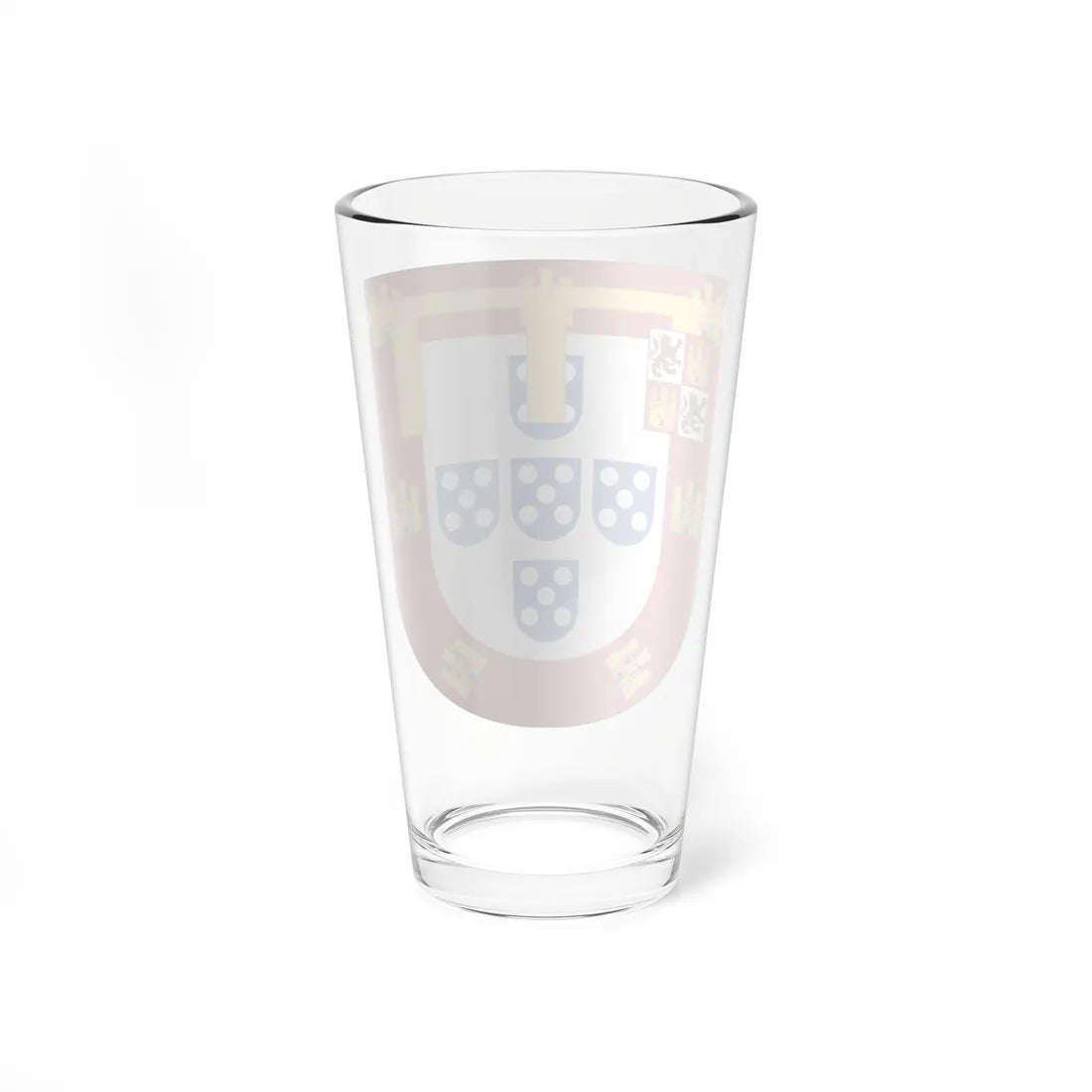 Arms of Luís of Portugal Duke of Beja (Portugal) (Coat of Arms) Pint Glass 16oz - Go Mug Yourself