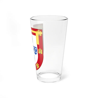 Arms of Luís of Portugal Duke of Beja (Portugal) (Coat of Arms) Pint Glass 16oz - Go Mug Yourself