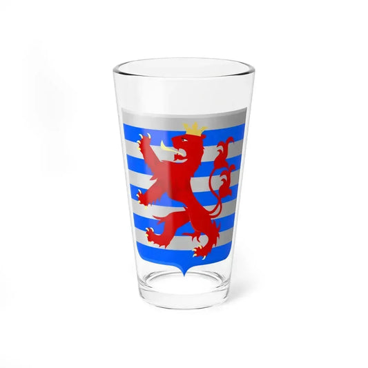 Arms-of-Luxembourg (Luxembourg) (Coat of Arms) Pint Glass 16oz 16oz - Go Mug Yourself