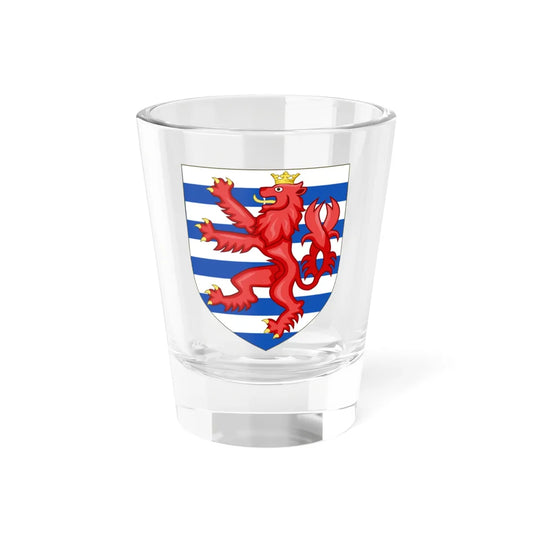 Arms of Luxembourg (Luxembourg) (Coat of Arms) Shot Glass 1.5oz 1.5oz - Go Mug Yourself