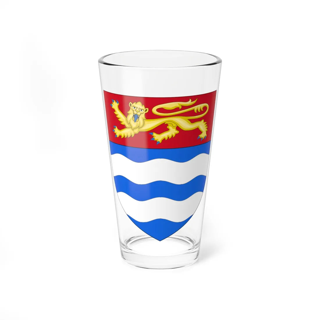 Arms of Lyme Regis (England) (Coat of Arms) Pint Glass 16oz 16oz - Go Mug Yourself