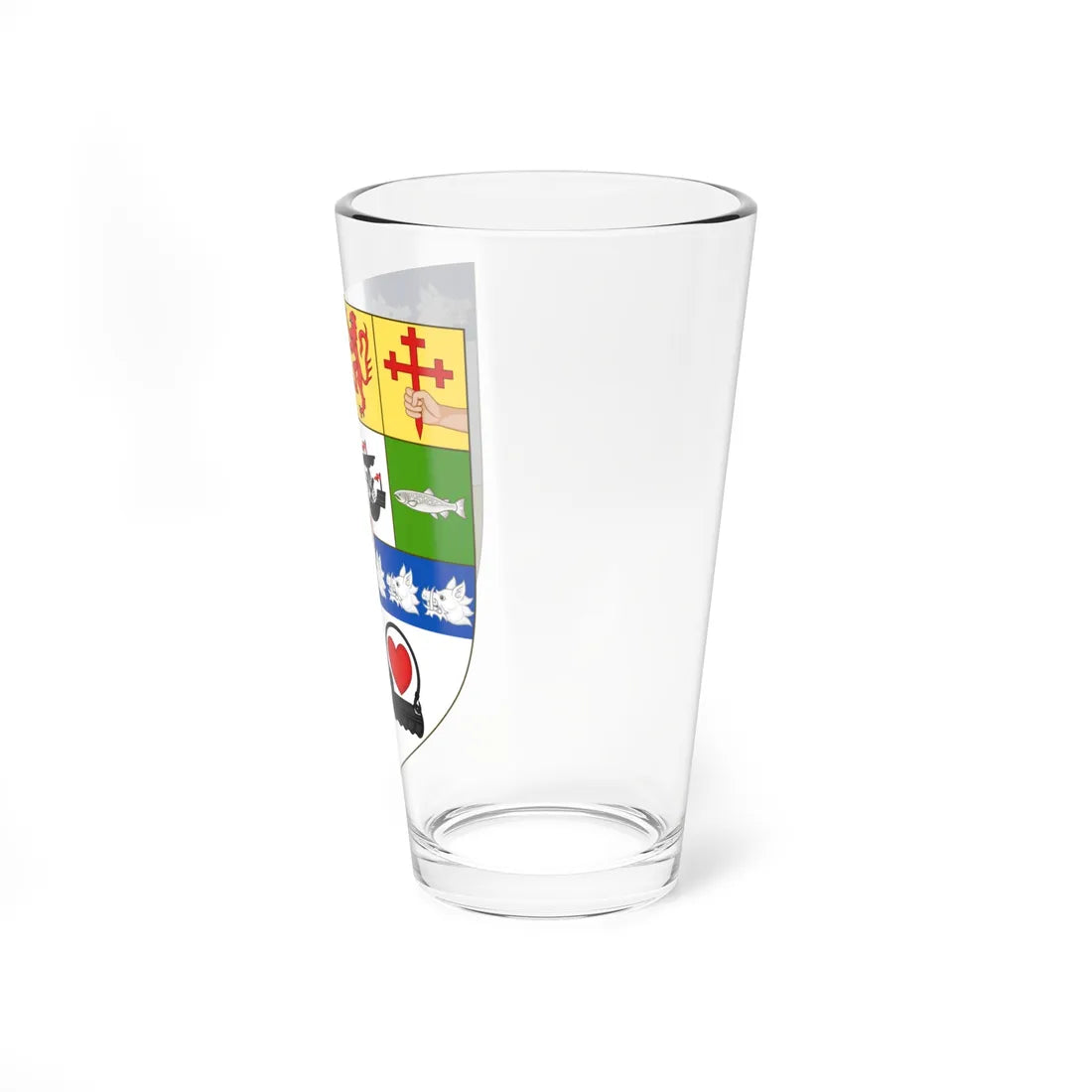 Arms of Macdonald Lockhart of Lee (Scotland) (Coat of Arms) Pint Glass 16oz - Go Mug Yourself
