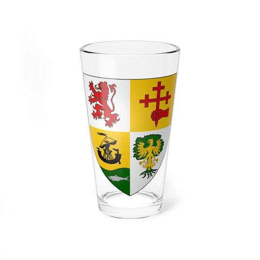 Arms of Macdonald of Clanranald (Scotland) (Coat of Arms) Pint Glass 16oz 16oz - Go Mug Yourself