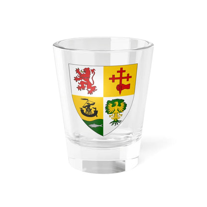 Arms of Macdonald of Clanranald (Scotland) (Coat of Arms) Shot Glass 1.5oz 1.5oz - Go Mug Yourself