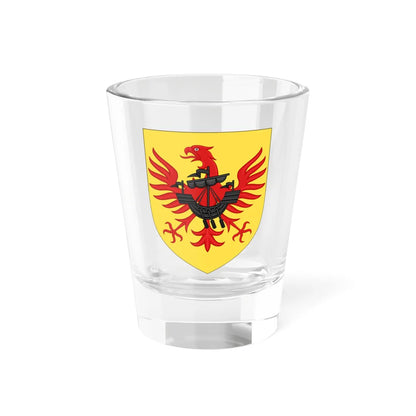 Arms of MacDonald of MacDonald (Scotland) (Coat of Arms) Shot Glass 1.5oz 1.5oz - Go Mug Yourself