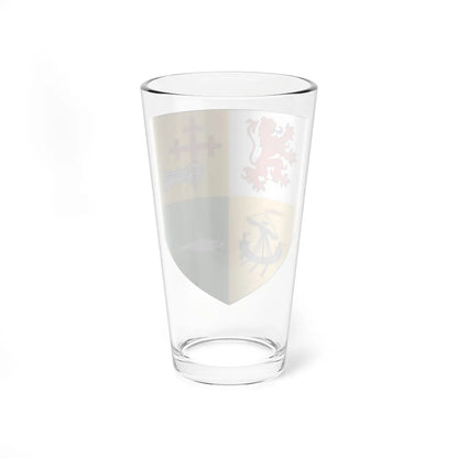 Arms of Macdonald of Sleat (Scotland) (Coat of Arms) Pint Glass 16oz - Go Mug Yourself