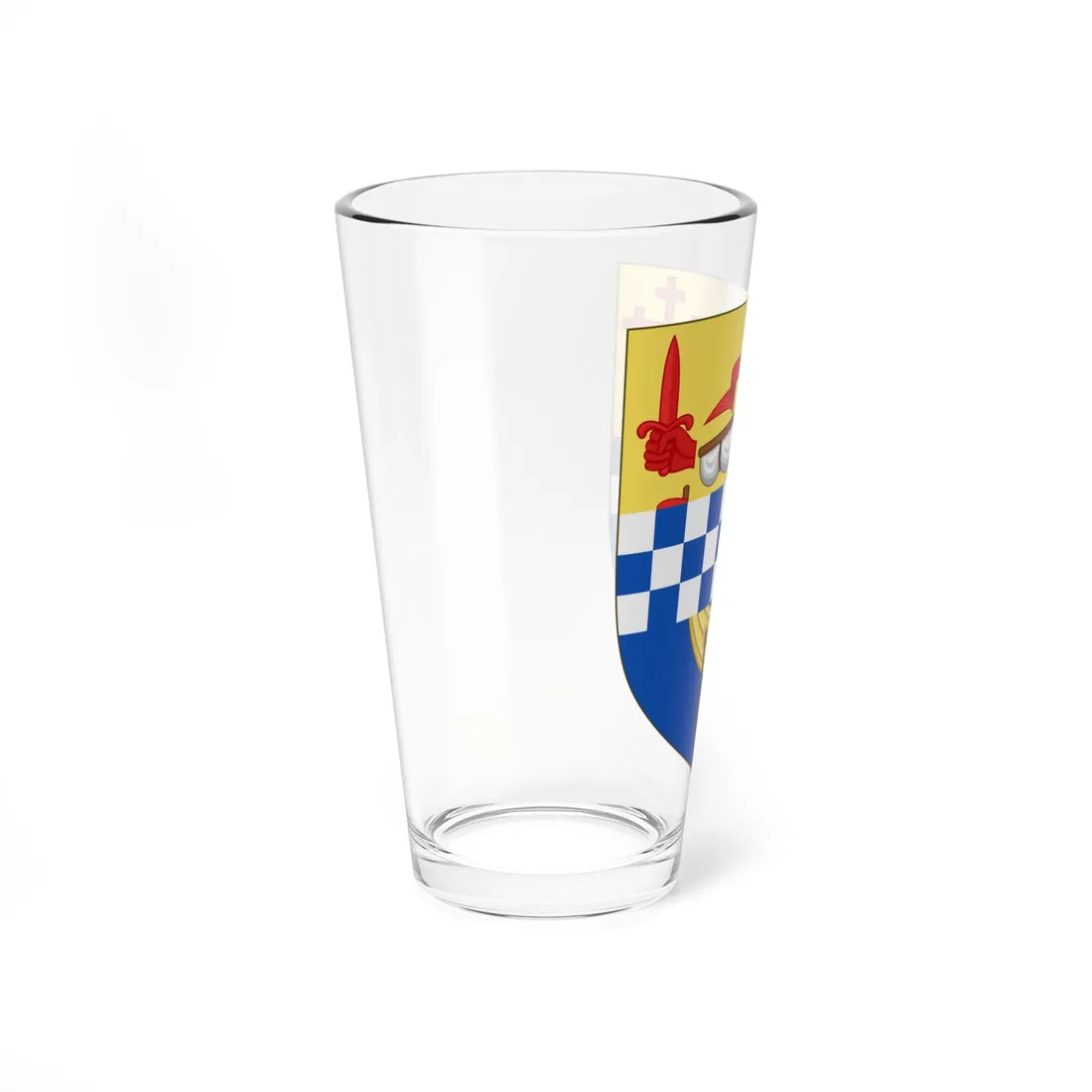 Arms of Macpherson Baron Strathcarron (Scotland) (Coat of Arms) Pint Glass 16oz - Go Mug Yourself