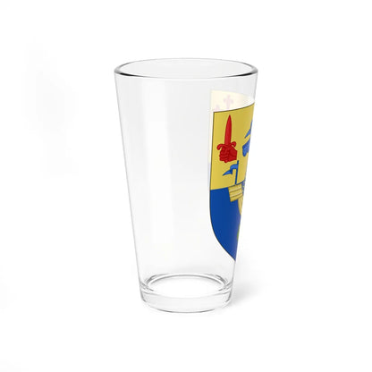Arms of Macpherson of Drumochter Baron Macpherson of Drumochter (Scotland) (Coat of Arms) Pint Glass 16oz - Go Mug Yourself