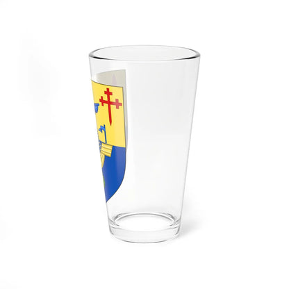 Arms of Macpherson of Drumochter Baron Macpherson of Drumochter (Scotland) (Coat of Arms) Pint Glass 16oz - Go Mug Yourself