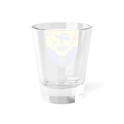 Arms of Macpherson of Drumochter Baron Macpherson of Drumochter (Scotland) (Coat of Arms) Shot Glass 1.5oz - Go Mug Yourself