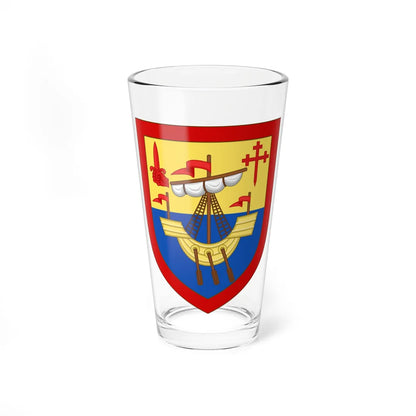 Arms of Macpherson of Invereshie (Scotland) (Coat of Arms) Pint Glass 16oz - Go Mug Yourself