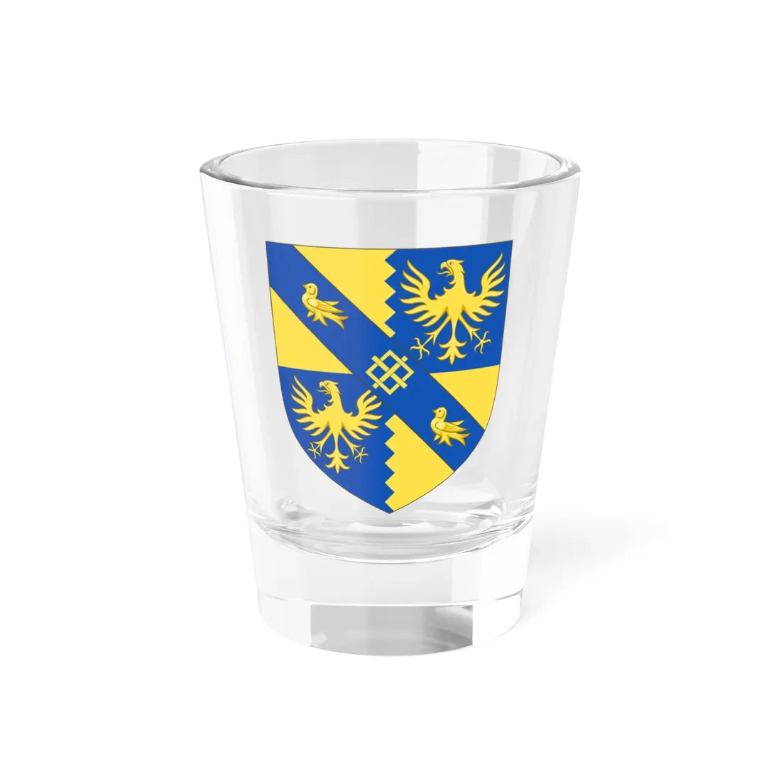 Arms of Magdalene College Cambridge (England) (Coat of Arms) Shot Glass 1.5oz 1.5oz - Go Mug Yourself