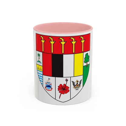 Arms of Malaysia - Accent Coffee Mug 11oz Pink - Go Mug Yourself