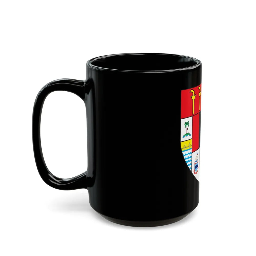 Arms of Malaysia - Black Coffee Mug-Go Mug Yourself