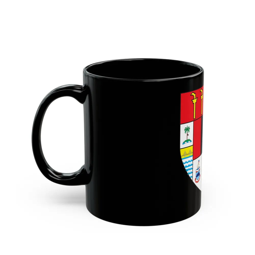 Arms of Malaysia - Black Coffee Mug-Go Mug Yourself