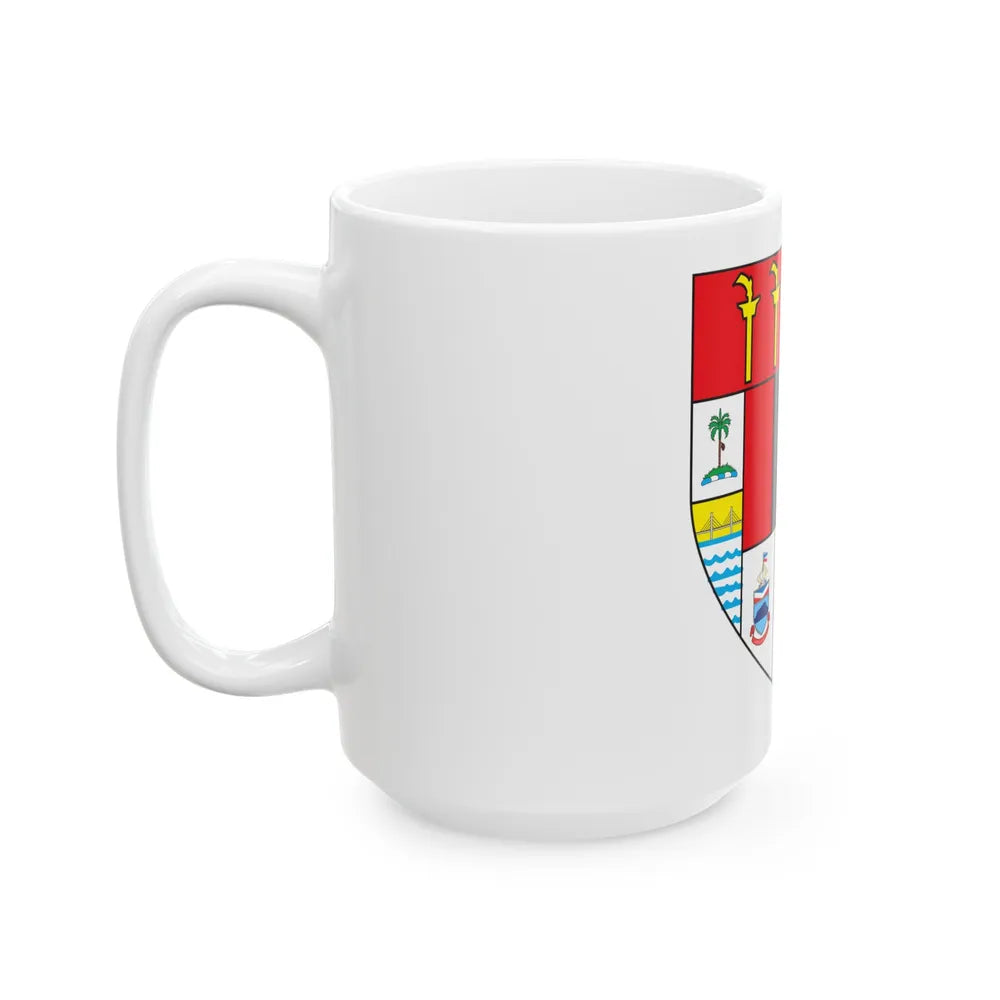 Arms of Malaysia - White Coffee Mug-Go Mug Yourself