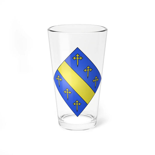 Arms of Mar Countess of Mar (Scotland) (Coat of Arms) Pint Glass 16oz 16oz - Go Mug Yourself
