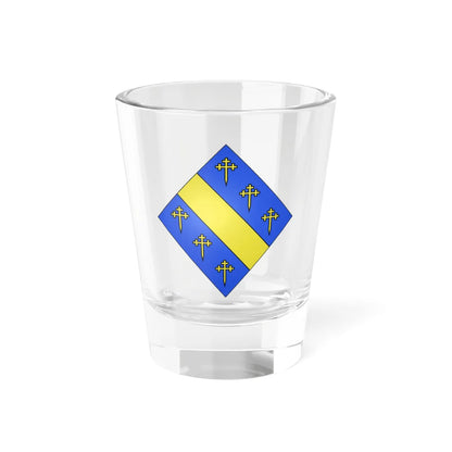 Arms of Mar Countess of Mar (Scotland) (Coat of Arms) Shot Glass 1.5oz 1.5oz - Go Mug Yourself