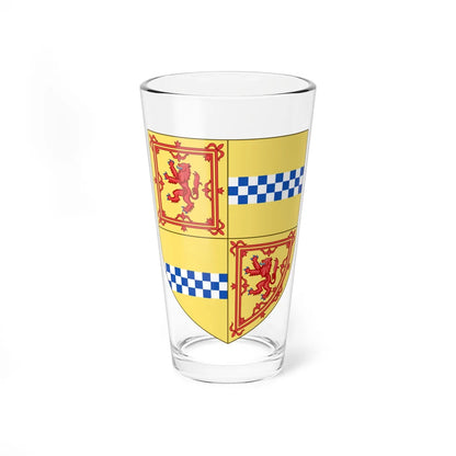 Arms of Marjorie Bruce Princess of Scotland (Scotland) (Coat of Arms) Pint Glass 16oz 16oz - Go Mug Yourself