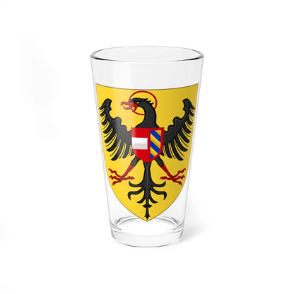 Arms of Maximilian I of Habsburg King of the romans (Austria) (Coat of Arms) Pint Glass 16oz 16oz - Go Mug Yourself