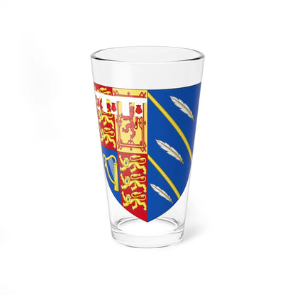 Arms of Meghan Duchess of Sussex (United Kingdom) (Coat of Arms) Pint Glass 16oz 16oz - Go Mug Yourself