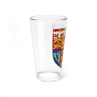 Arms of Meghan Duchess of Sussex (United Kingdom) (Coat of Arms) Pint Glass 16oz - Go Mug Yourself