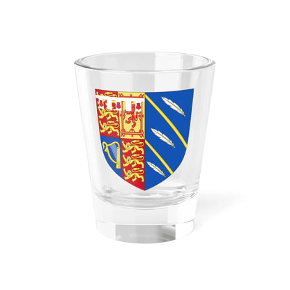 Arms of Meghan Duchess of Sussex (United Kingdom) (Coat of Arms) Shot Glass 1.5oz 1.5oz - Go Mug Yourself