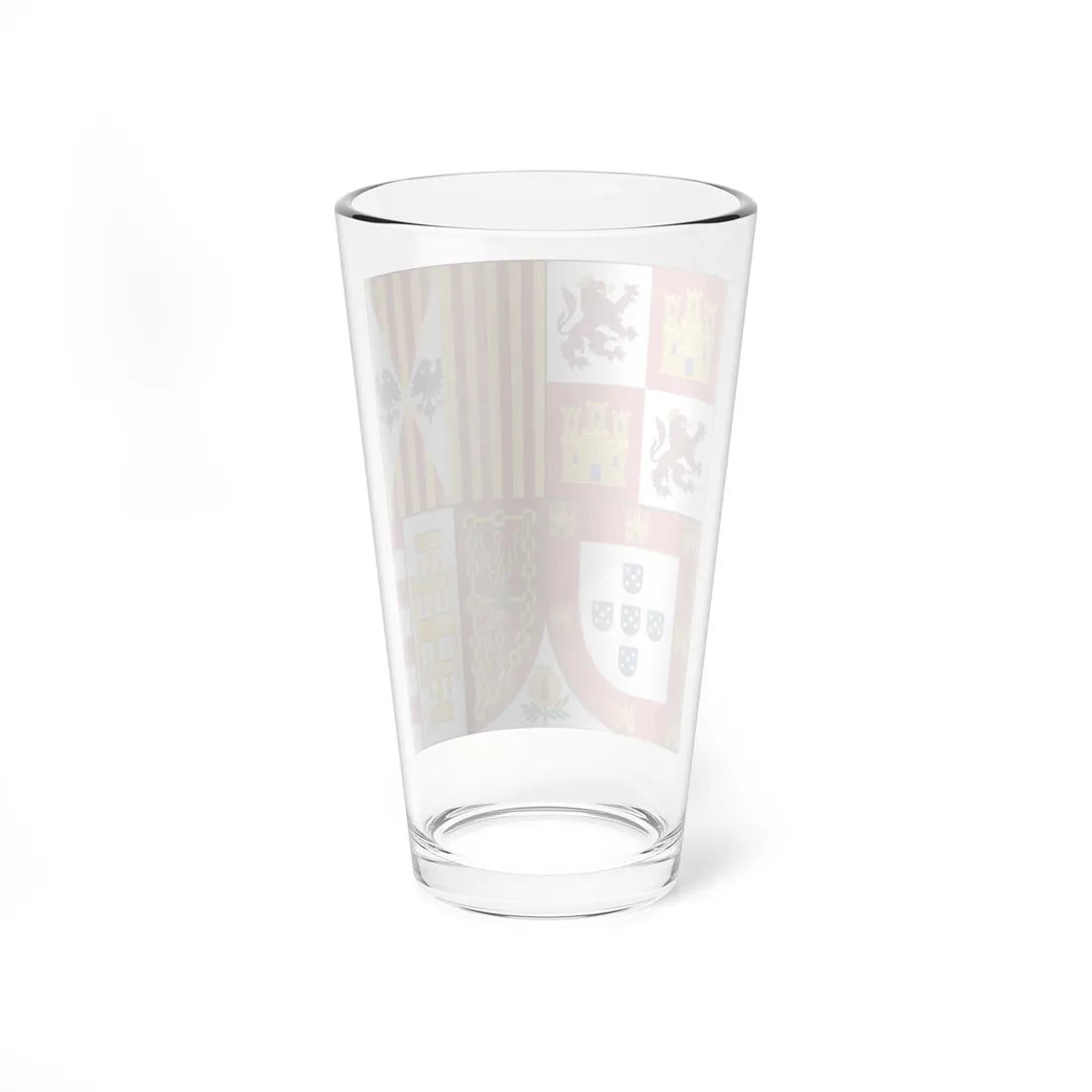 Arms Of Miguel da Paz (Portugal) (Coat of Arms) Pint Glass 16oz - Go Mug Yourself