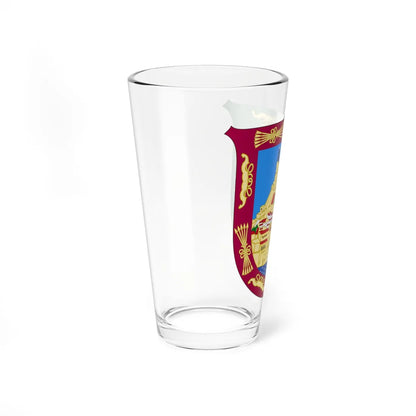 Arms of Málaga Province (Spain) (Coat of Arms) Pint Glass 16oz - Go Mug Yourself