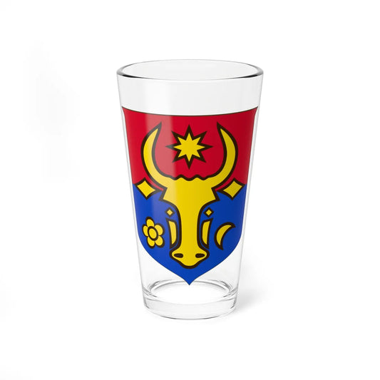Arms of Moldova (Moldova) (Coat of Arms) Pint Glass 16oz 16oz - Go Mug Yourself