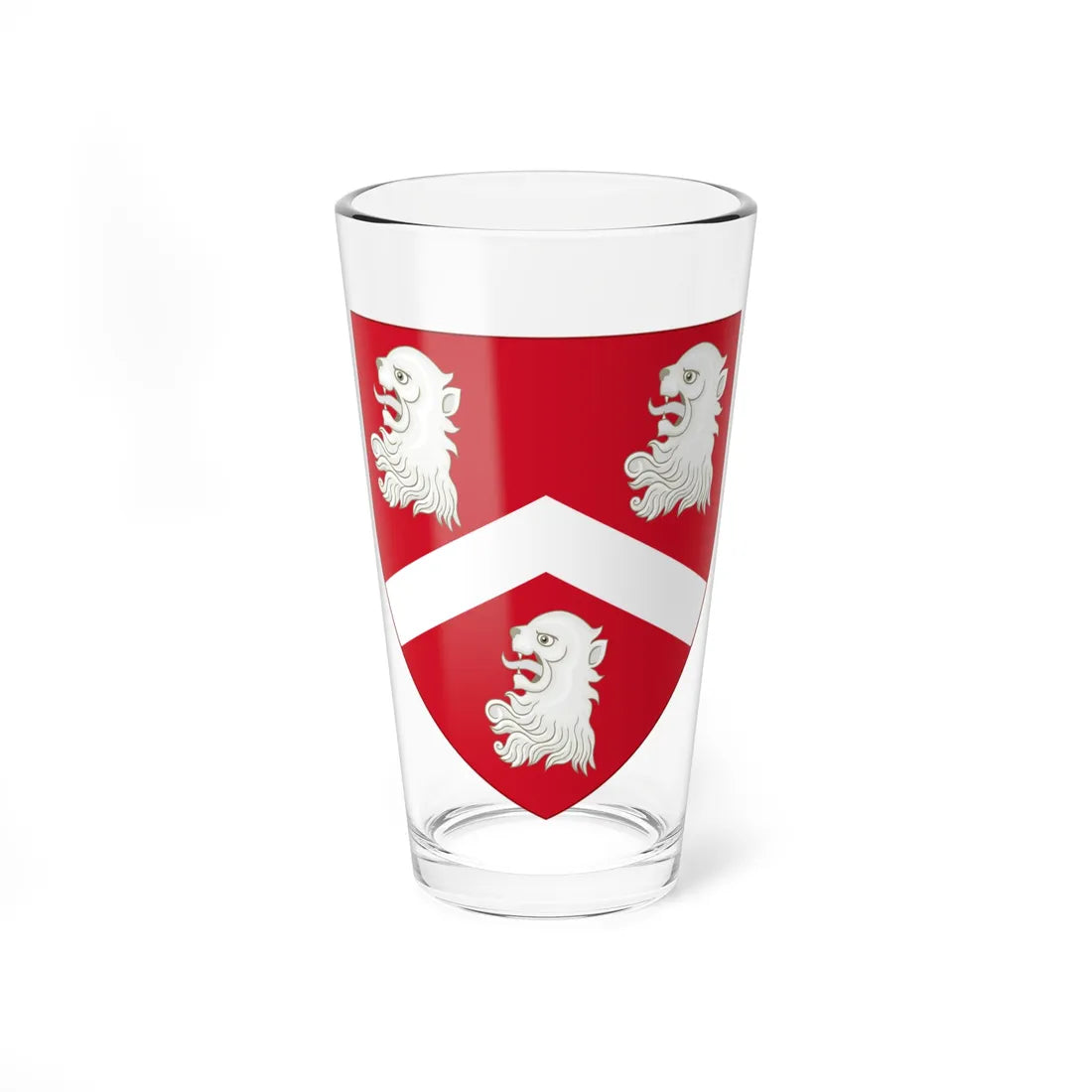 Arms of Monck (England) (Coat of Arms) Pint Glass 16oz 16oz - Go Mug Yourself