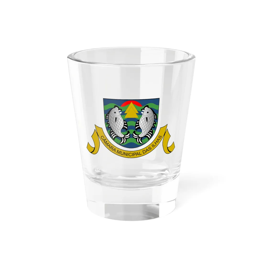 Arms of Municipal Council of Ilhas (Coat of Arms) Shot Glass 1.5oz 1.5oz - Go Mug Yourself