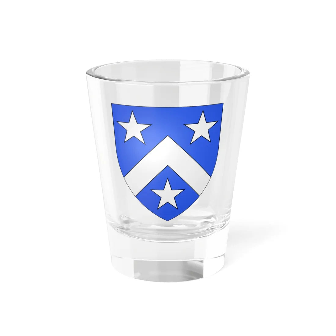 Arms of Murray of Tullibardine ancient (Scotland) (Coat of Arms) Shot Glass 1.5oz 1.5oz - Go Mug Yourself