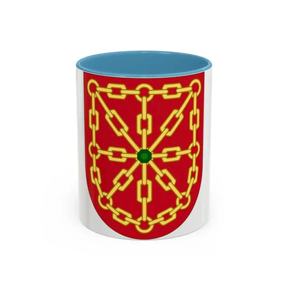 Arms of Navarre - Accent Coffee Mug 11oz Light Blue - Go Mug Yourself