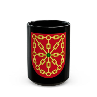 Arms of Navarre - Black Coffee Mug-15oz-Go Mug Yourself