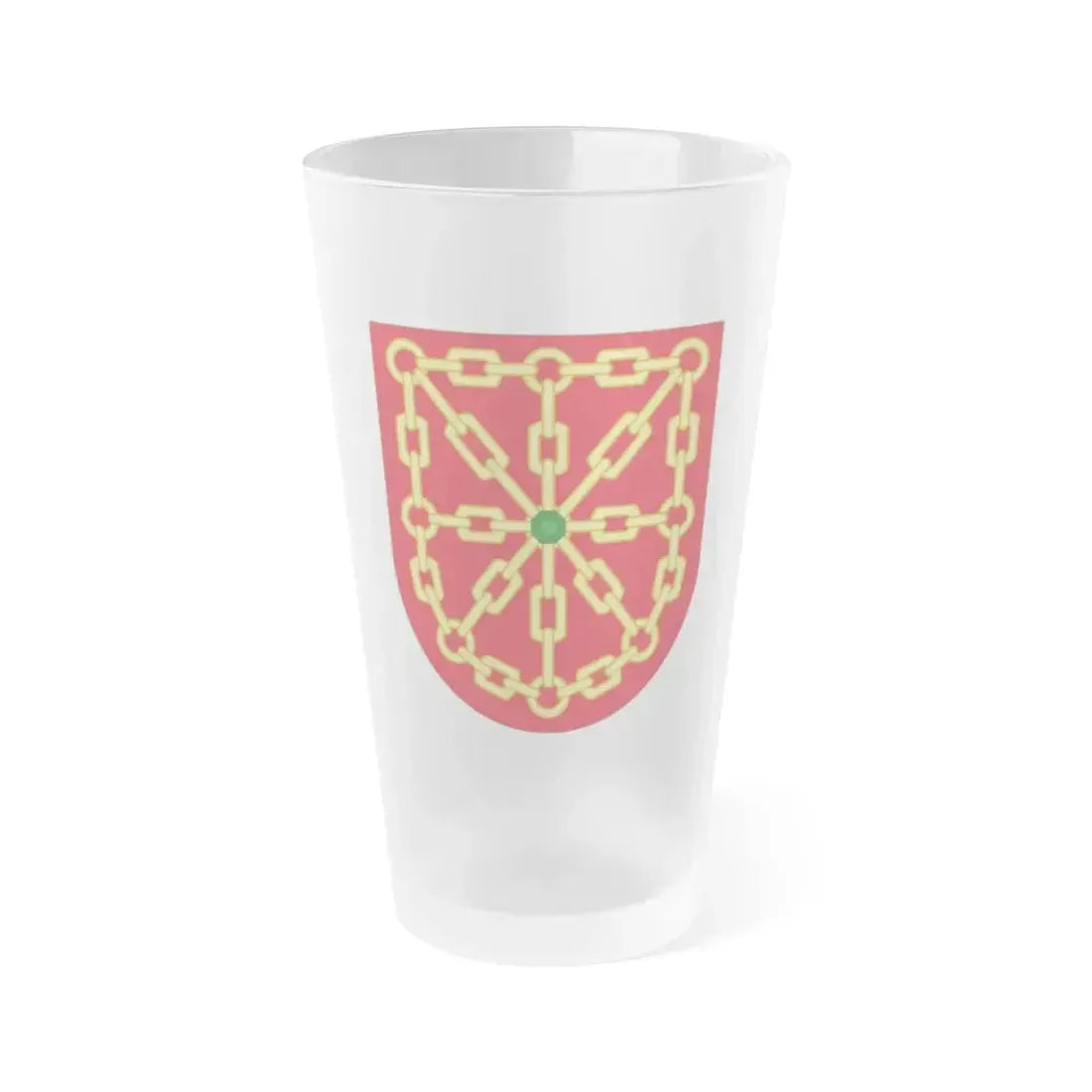 Arms of Navarre - Frosted Pint Glass 16oz 16oz Frosted - Go Mug Yourself