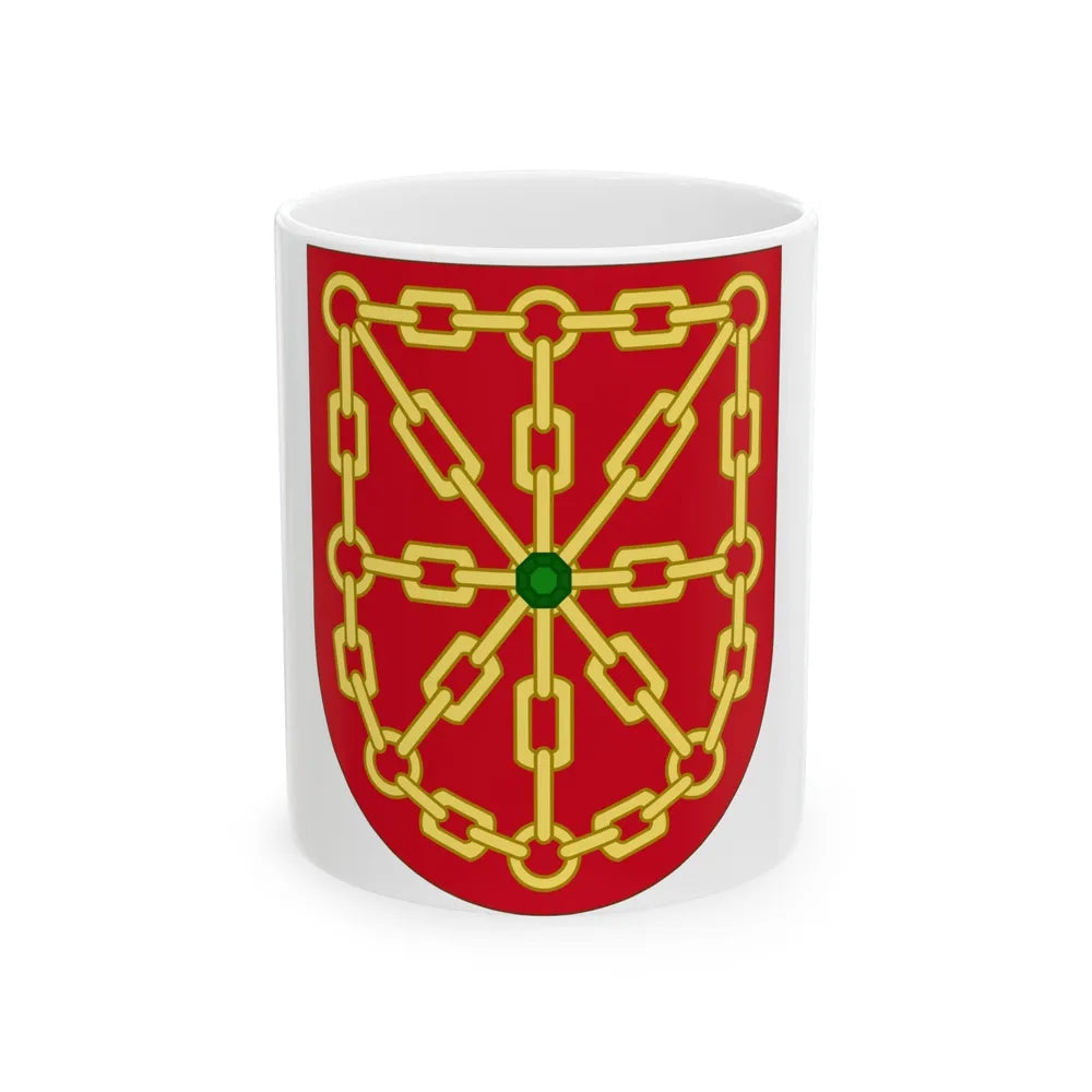 Arms of Navarre - White Coffee Mug-11oz-Go Mug Yourself