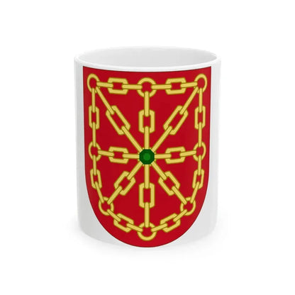 Arms of Navarre - White Coffee Mug 11oz - Go Mug Yourself