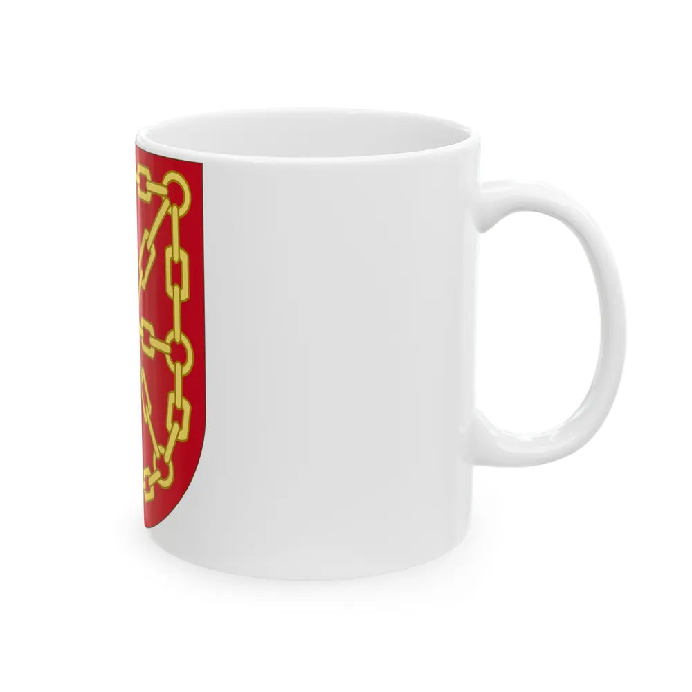 Arms of Navarre - White Coffee Mug-Go Mug Yourself