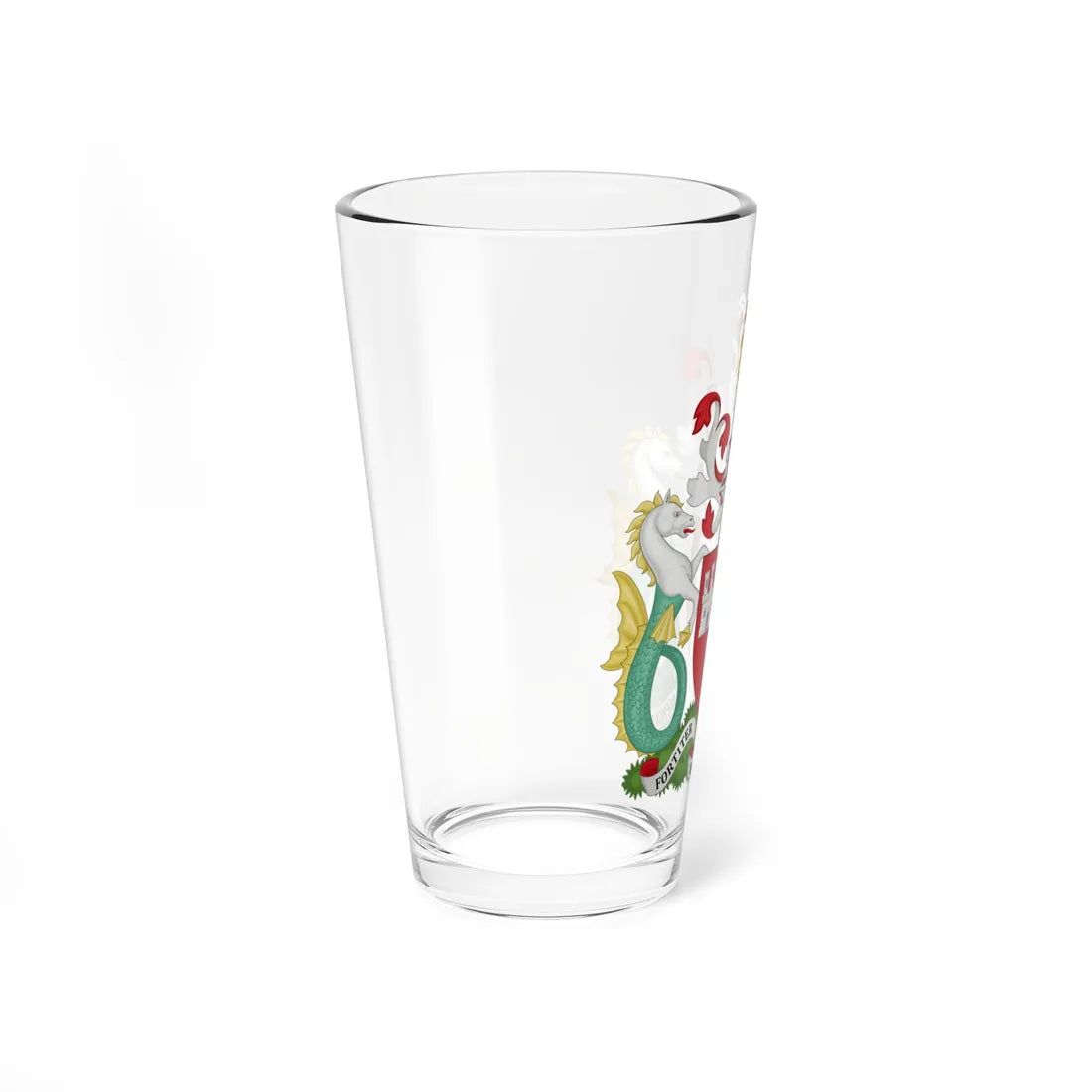 Arms of Newcastle upon Tyne City Council (England) (Coat of Arms) Pint Glass 16oz - Go Mug Yourself