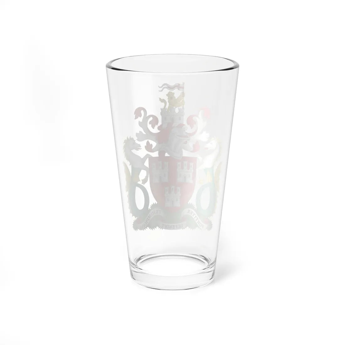 Arms of Newcastle upon Tyne City Council (England) (Coat of Arms) Pint Glass 16oz - Go Mug Yourself