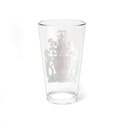 Arms of Newcastle upon Tyne City Council (England) (Coat of Arms) Pint Glass 16oz - Go Mug Yourself