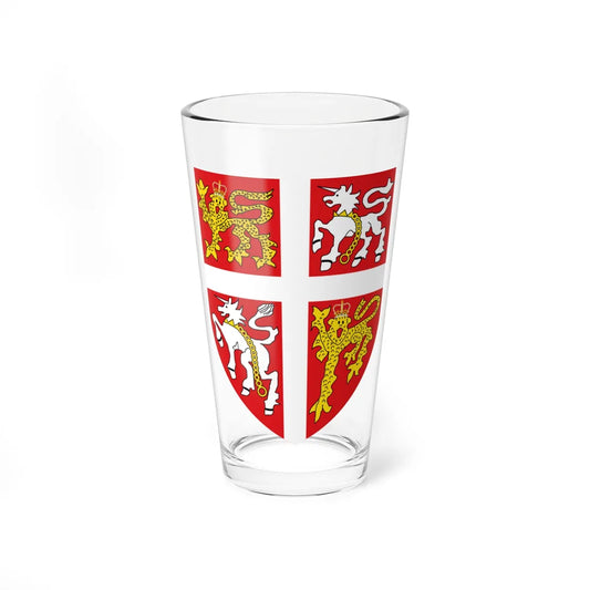 Arms of Newfoundland and Labrador (Canada) (Coat of Arms) Pint Glass 16oz 16oz - Go Mug Yourself