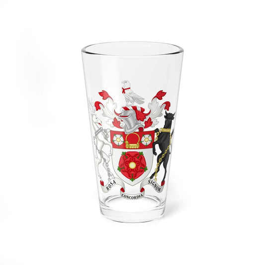Arms of Northamptonshire County Council (England) (Coat of Arms) Pint Glass 16oz 16oz - Go Mug Yourself