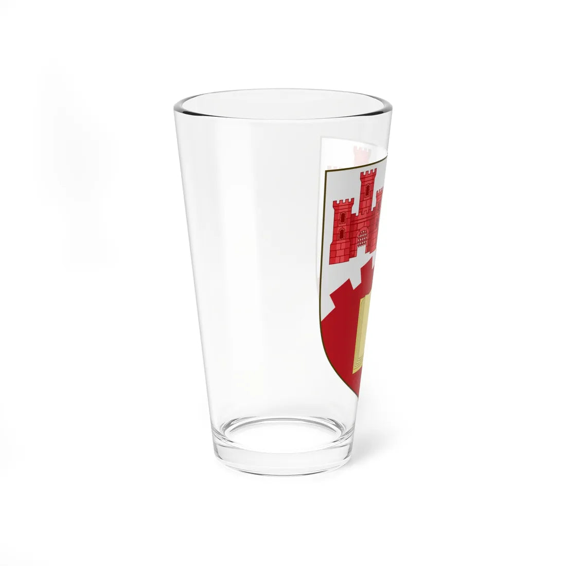 Arms of Northumbria University Escutcheon Only (United Kingdom) (Coat of Arms) Pint Glass 16oz - Go Mug Yourself