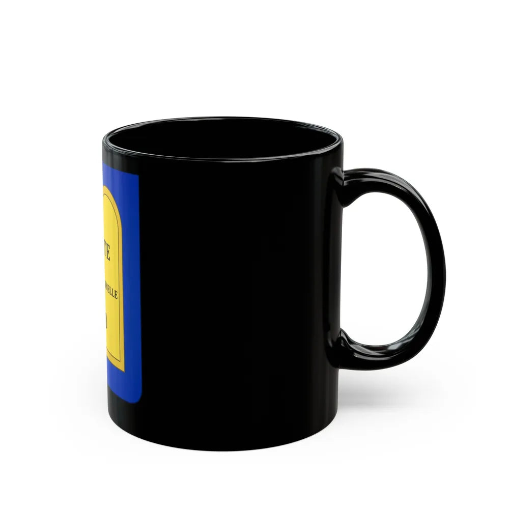 Arms of of the July Monarchy (1831-48) - Black Coffee Mug-Go Mug Yourself