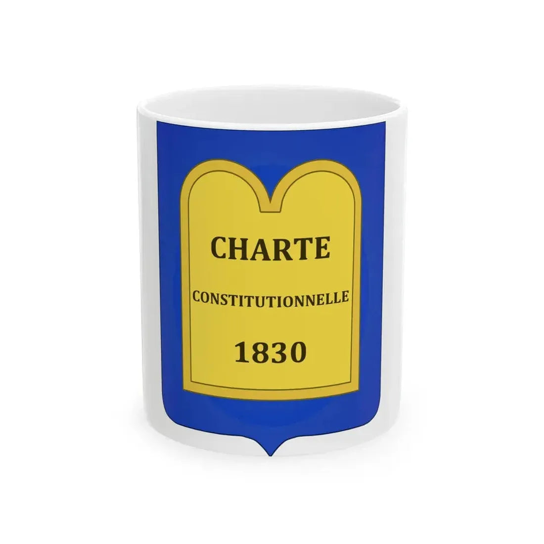 Arms of of the July Monarchy (1831-48) - White Coffee Mug - Go Mug Yourself